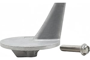 HeuroFosh 46399A1 Aluminum Trim Tab Anode for MerCruiser Alpha one Stern Drives and Mercury Mariner Outboard Motors Replace 822777Q1 822777A1 Sierra 18-6014A