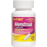 HealthA2Z&reg; Menstrual Complete Pain Relief Tablets | Relieves Cramps, Bloating, Fatigue, Backache &amp; Headache (120 Counts)