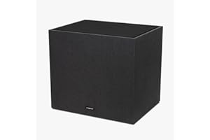 Andover Audio SpinSub Subwoofer - Class D Amplifier, Matched Pair of 6.5-Inch Drive Units, Perfect for Home Theater, Spinbase Systems, Hi-Fi Sound, and Powerful Bass Performance - Black