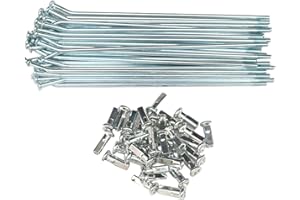 USZIJIE 36pcs 3.8mm Thread Diameter 124mm-225mm Length Motorcycle Wheel Spokes with Nipples Dirtbike