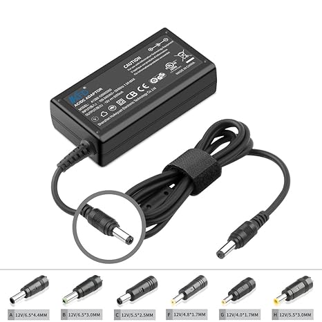KFD Netzteil 12V 5A 4A 3A 2A Adapter Ladegerät Transformator 6 stecker 5,5x2,5 4,0x1,7 4,8x1,7 6,5x4,4 6,5x3,0 5,5x3,0mm für 