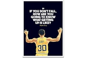 Steph Curry Posters for Walls Golden State Warriors Poster Sports Basketball Superstar Canvas Wall Art Modern Inspirational Q
