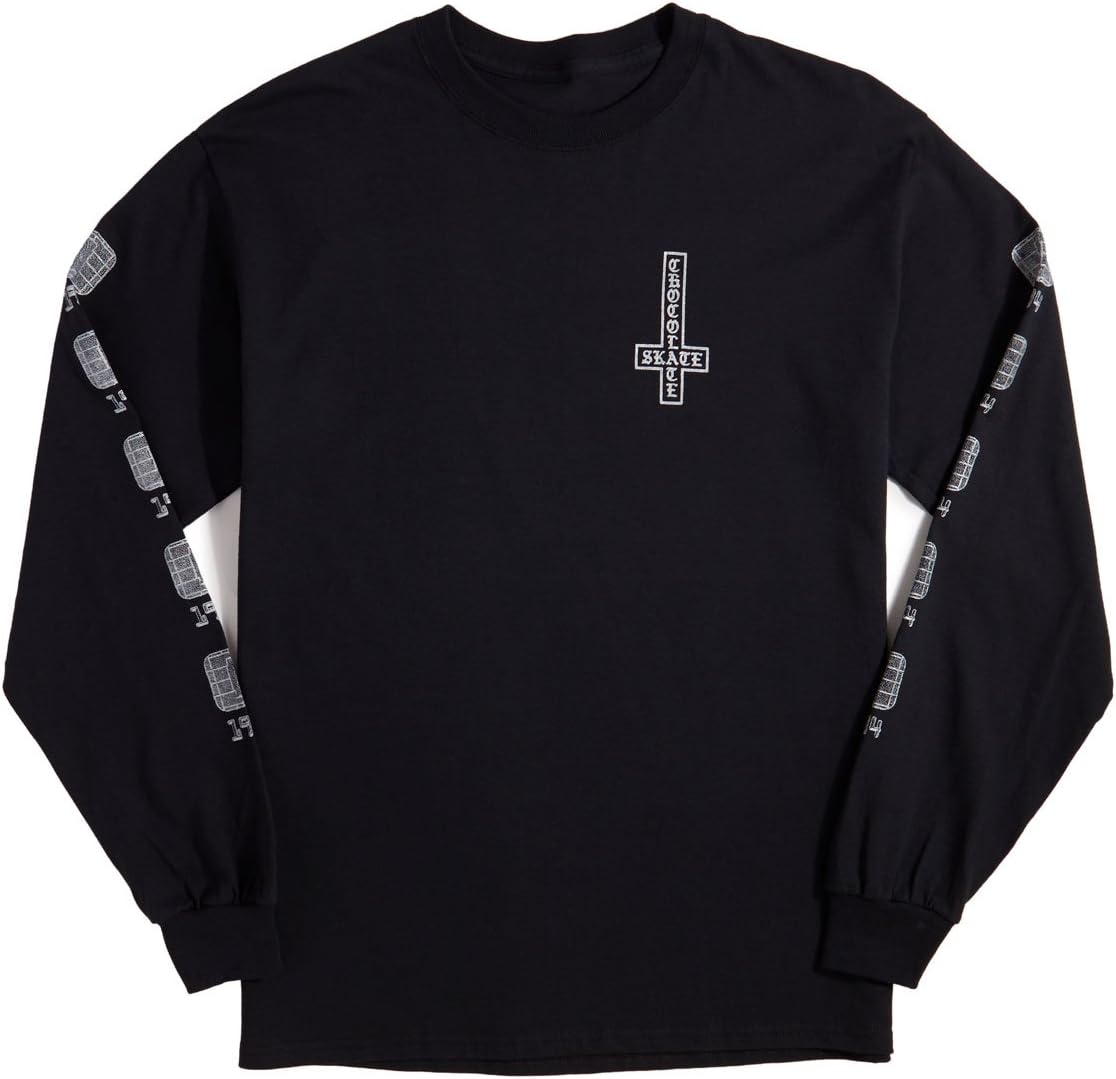 Chocolate Darkside Microchip Long Sleeve T-Shirt - Black