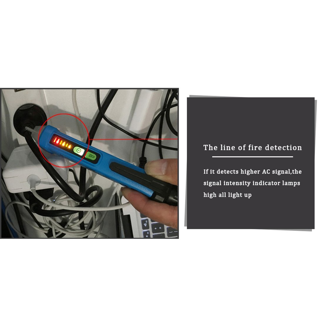 Swiftswan Detector de Voltaje sin Contacto CA Detector de ...