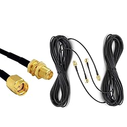 33ft WiFi Antenna Extension Cable RG174 RP-SMA