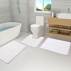 Buganda Memory Foam Bathroom Rug Mat 59x20, Extra