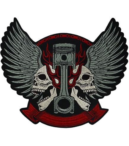 Parche Bordado Grande De Calavera Con Cuentas De Cristal De 28x31 Cm: Insignia Termoadhesiva Para Chaquetas, Chalecos Y Bolsos (Motero, Multicolor, Hecho A Mano) Parche Hecho A Mano Para Motociclista Parche Bordado Grande De Calavera Con Cuentas De Cristal De 28x31 Cm: Insignia Termoadhesiva Para Chaquetas, Chalecos Y Bolsos (Motero, Multicolor, Hecho A Mano) Parche Hecho A Mano Para Motociclista