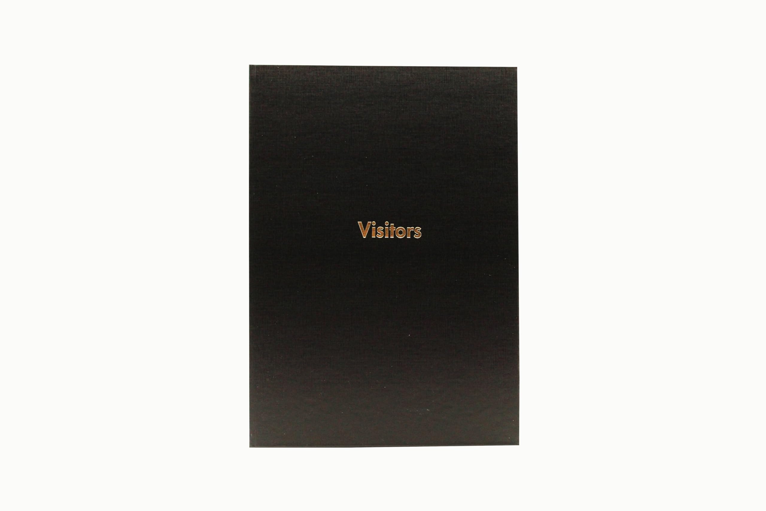 Exacompta - Ref T253Z - Guildhall - Company Visitors Book, 298 x 210mm, Traditionally Sewn, GDPR-approved, Pre-Printed Headings for Date, Time In & Time Out