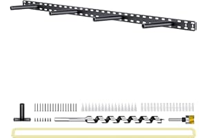 CRAFTERSMARK 1 Pack Large Shelf Brackets Long Floating Shelf Bracket Invisible Floating Shelf Hardware Heavy Duty Floating Mantel Brackets(43"X6"X1.5" with Tools)