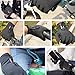 YYGIFT Touch Screen Gloves Outdoor Sports Winter Gloves Wind-Stopper Waterproof for Men Women - Black L