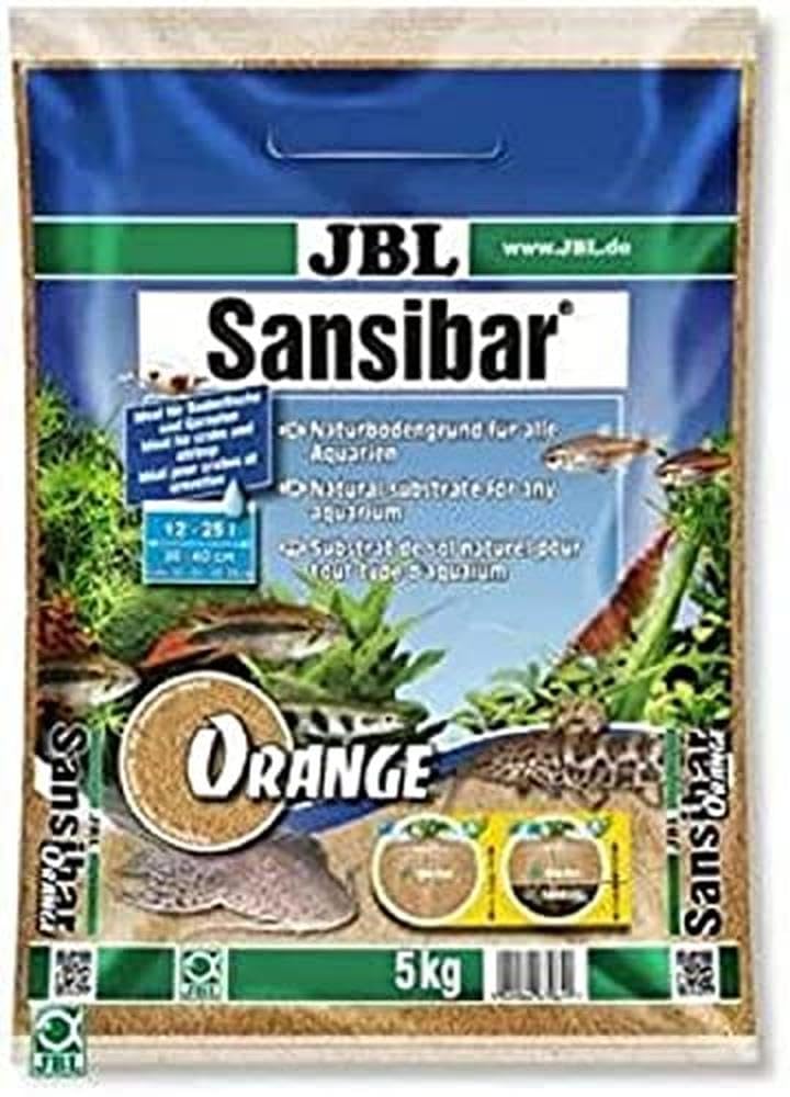 JBL Sansibar ORANGE 5 kg, Orange, fine substrate for freshwater and saltwater aquariums