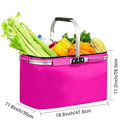 Market Basket Collapsible Large Reusable Shopping