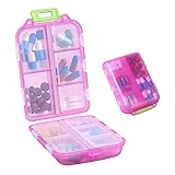 Zuihug 1Pack Travel Pill Organizer - 10