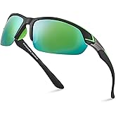 Xagger Polarized Sport Sunglasses for Men Women Wrap Around UV400 Running Baseball Softball Fishing Driving Glasses