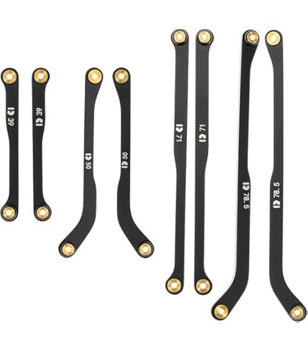 RampCrab High Clearance Links Set Für SCX24 GX470 - Stahl Upgrade Teile