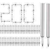Wmzjnljy Double-Head Skirting Thread Seamless Nail Invisible Security Screws with Nail Specific Sleeve Tool for Hanging Pictu