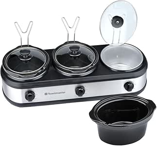 Amazon.com: Toastmaster 3 1.5Qt Slow Cooker Bar: Electronics