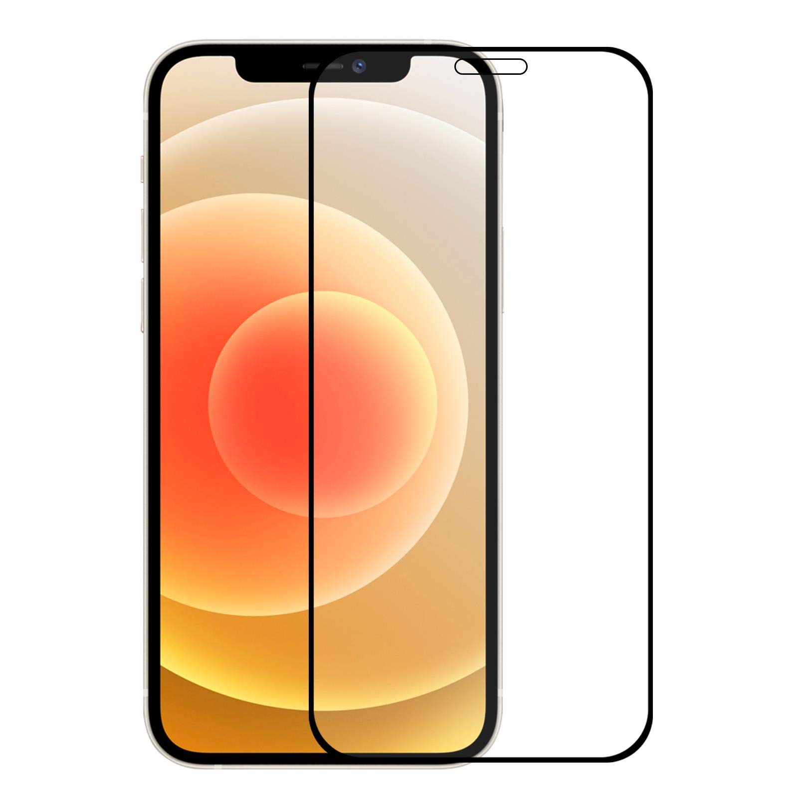 32nd Screen Protector, [Bubble Free Installation], Tempered Glass Screen Protector for Apple iPhone 12 Mini (5.4") [2-Pack]