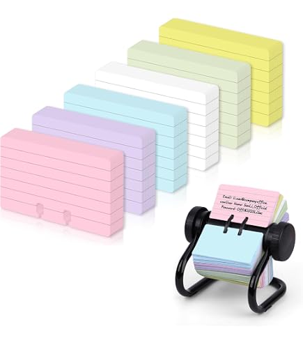 Amazon.com: HAN Index Card Box DIN A6 Landscape - 3 Pieces