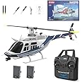 OYDL C138 RC Helicopter with 6-axis Gyro, 2.4G 1/30 6CH RC Military Helicopter & 6G/3D Flips & One Key Take Off/Landing, Remote Control Airplane Toys for Adults Beginners - RTF
