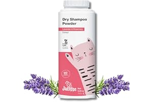 Cat Dry Shampoo Powder with Lavender and Rosemary for Cats 5.29 fl. oz| Grooming for Cat | Kitten Sensitive Skin | Cleansing 