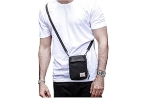 SYCNB Small Crossbody Bag for Men, Mini Messenger Bag Shoulder Bag for Phone Passport