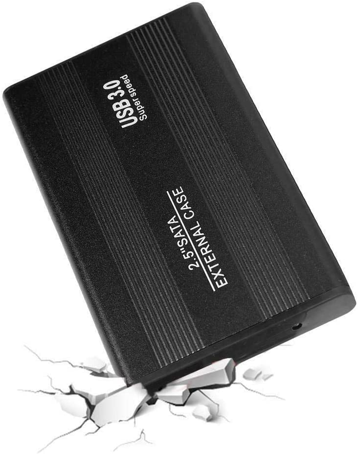 USB 3.0 to SATA External HDD Hard Drive For 2.5" Inch HDD/SSD Enclosure Caddy Metal Case Box Black