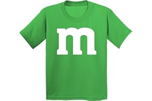 PROMOTION & BEYOND Letter M Halloween Team Matching Costume Funny Party Youth T-Shirt