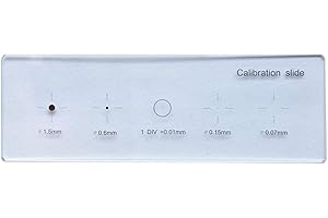 0.01mm Dot Crosshair Microscope Camera Slide Multifunction Plate Reticle Accurate Calibration Slide Ruler Stage Micrometer