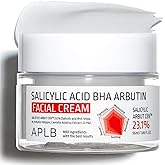 APLB Salicylic Acid BHA Arbutin Facial Cream | SALICYLIC ARBUT CEN™ 23.1% 1.86 FL.OZ/Korean Skincare, Deep hydration, Acne & Pore care, Revitalize for gentle and improve skin texture