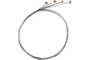 SAVITA 4/4 Violin String Universal Set Classic Silver String (GDAE) Steel Core with Nickel-Plated Ball Head for Violin Instru