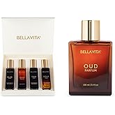 Men's Luxury Perfume Gift Set (4 x 0.68 fl. oz.) | Gifts for Men | Klub, Oud, CEO, Goat Perfume | Masculine, Woody, Citrusy, Aromatic Perfumes for Men +(3.4 fl. oz.)