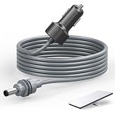 Starlink Mini Cable 3M/10FT, 12V Car Adapter Power Cable | 18AWG Waterproof Cigarette Lighter to DC Power Cord, 12V-24V Car Charger, Starlink Mini Accessories, Waterproof