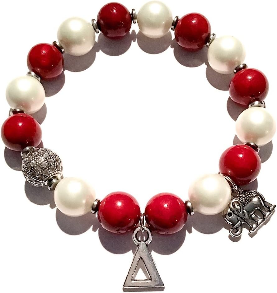 Stonez Delta Sigma Theta Beaded Bracelet