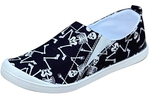 JWSVBF Womens Shoes for Halloween Costume, Fashion Pumpkin Print Canvas Grid Flatform Padel Shoe Slip-On Loafers Autumn Comfortable Walking Sneakers