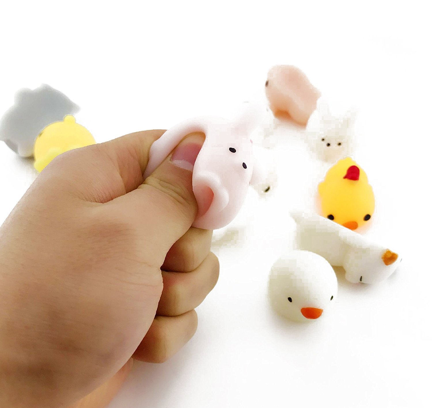 Denshine Squishies, Squishies Toys Squishies Slow Rising kawaii Toys Cheap Squishies Stress Reliever Super Soft Squishy Animal Educational Toys Best Party Favors Stocking Stuffers(11 pcs)