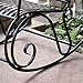 International Caravan Iron Scroll Patio Rocker