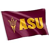 Desert Cactus Arizona State University ASU Flag - 3 x 5 Feet Devils Banner, Indoor/Outdoor Durable Fabric, 100% Polyester Design (Style 4)