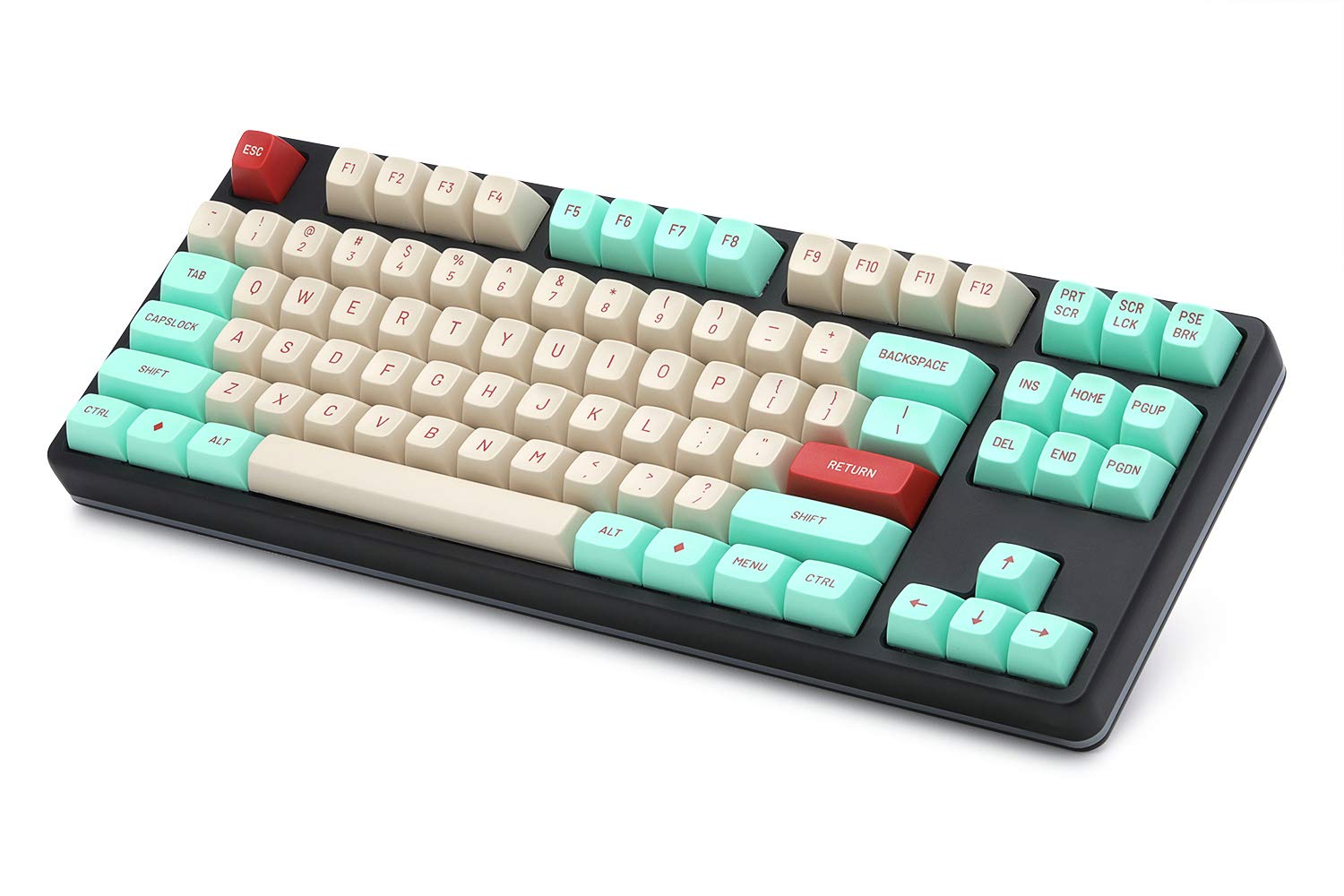 DROP MT3 Jukebox Keycap Set, ABS Hi-Profile Keycaps, Doubleshot Legends, MX Style Covers Fullsize, Tenkeyless, Winkeyless, 60%, 65%, and 75% Keyboards (Base Kit)