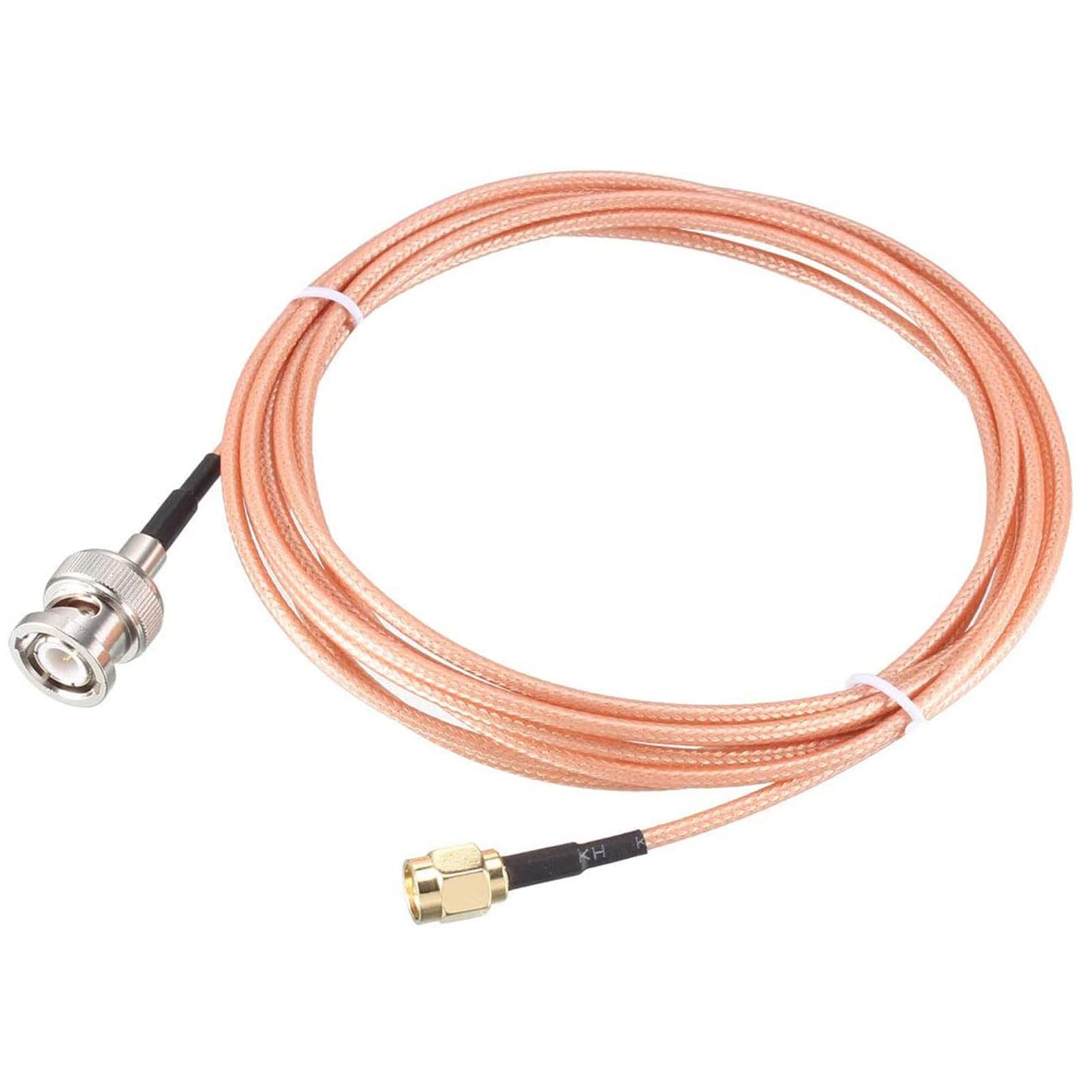 MACHSWON RG316 Coaxial Cable with BNC Male to SMA Male Connectors Low Loss Coax Cable 50 Ohm 8 Ft For CCTV,DVR,Camera,Video Signals
