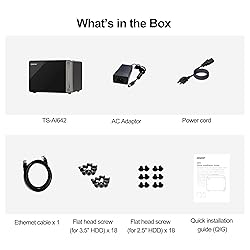 QNAP TS-AI642 6 Bay AI NAS with a Power-efficient