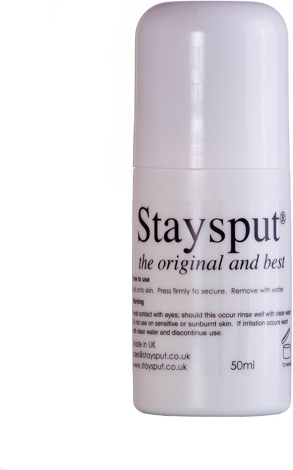 Staysput Irish Dancing Sock Glue 50ml Roll On Body Skin