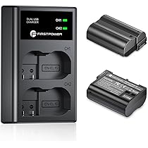 Caricabatterie Rapido Nikon EN-EL15 | 20W Con Display LCD | Compatibile Con Z6, Z7, D850 E Altri - Foto 8