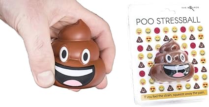 poo stress ball