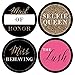 Big Dot of Happiness Girls Night Out - Bachelorette Party Name Tags Badges Sticker Set 12