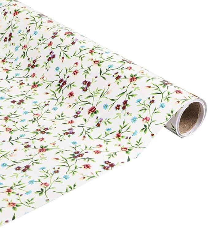 PoetryHome Self Adhesive Vinyl Decorative Floral Flower