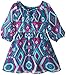 Youngland Girls' Chiffon Aztec Print Fashion Dress