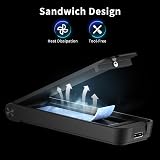 FIDECO M.2 NVMe SSD Enclosure USB 3.2 Gen 2 10Gbps Sandwich Tool-Free view 3