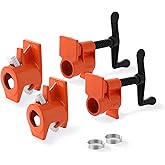 Pony 2-Pack 50 Wood Gluing Pipe Clamp Fixture for 3/4 Inch Black Pipe, Cast Iron Pipe Clamp Tools for Woodworking