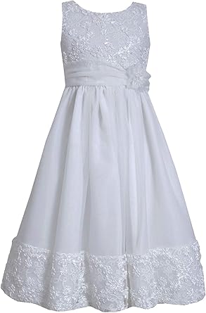 bonnie jean white dress